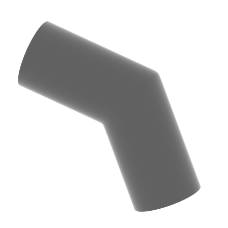 Abstract Elbow Pipe  3D Icon