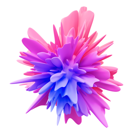 Abstract Exploding  3D Icon