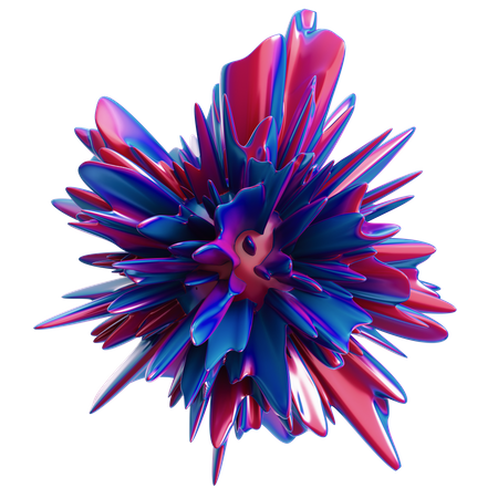 Abstract Exploding  3D Icon