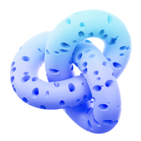 Abstract Eyelets  3D Icon