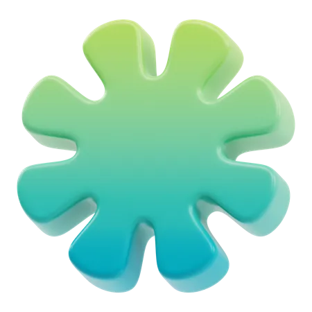 Abstract Flower  3D Icon