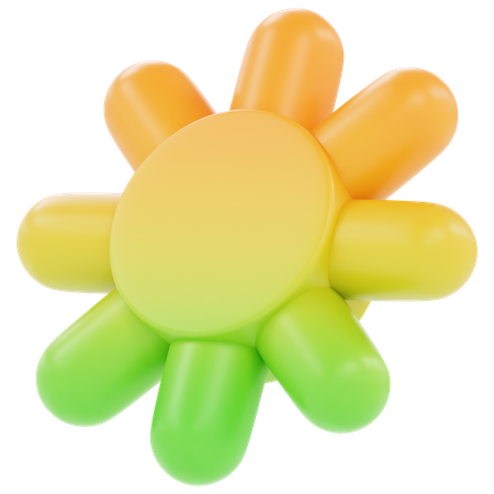 Abstract Flower  3D Icon