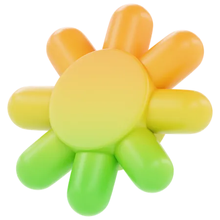 Abstract Flower  3D Icon