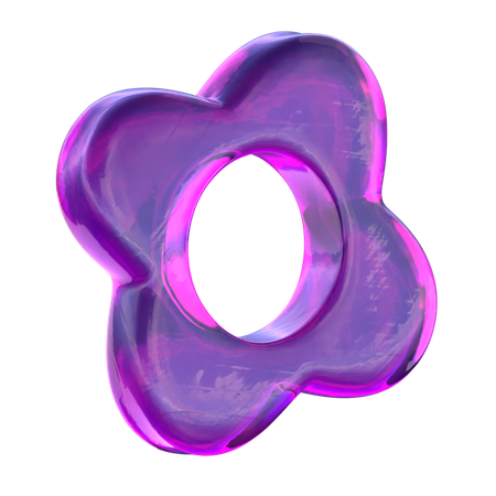 Abstract Flower  3D Icon