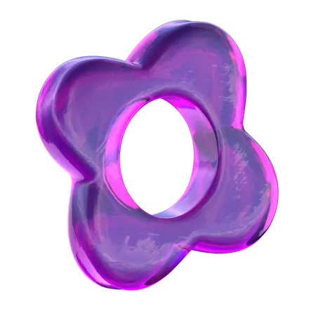 Abstract Flower  3D Icon