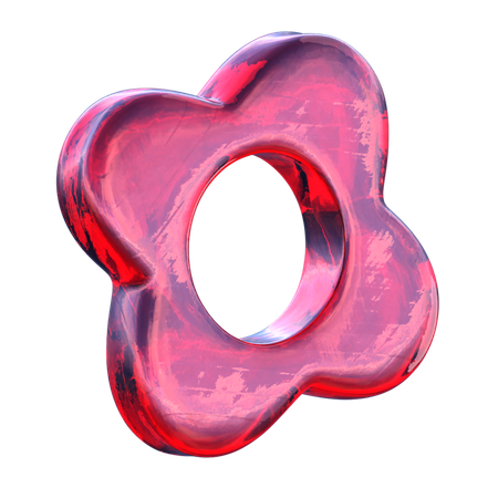 Abstract Flower  3D Icon