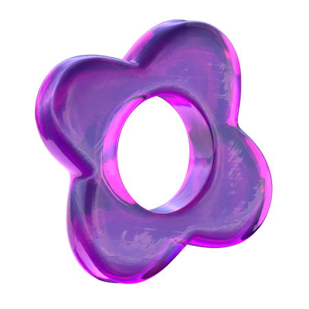 Abstract Flower  3D Icon
