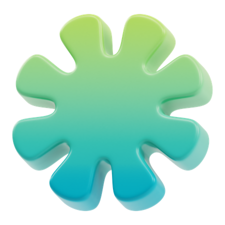 Abstract Flower  3D Icon