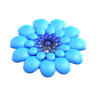 3d abstract flower emoji