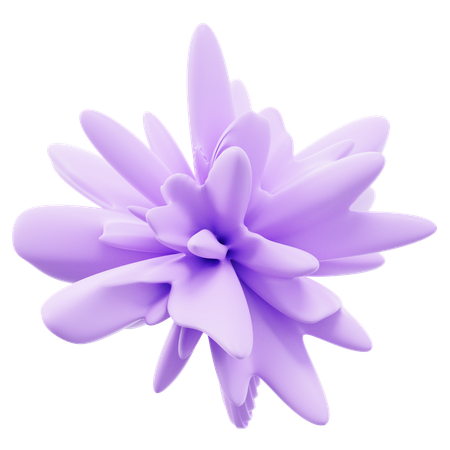 Abstract Flower Explosion  3D Icon