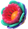 Abstract Flower Layered Petal Core