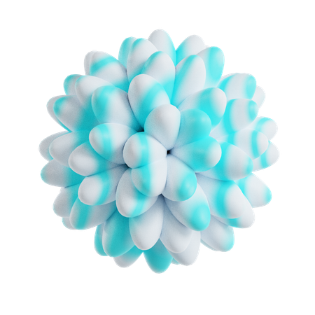 Abstract Flower Petals  3D Icon