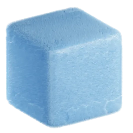 Abstract Fluffy Elements  3D Icon