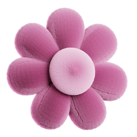 Abstract Fluffy Elements  3D Icon