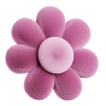 Abstract Fluffy Elements  3D Icon