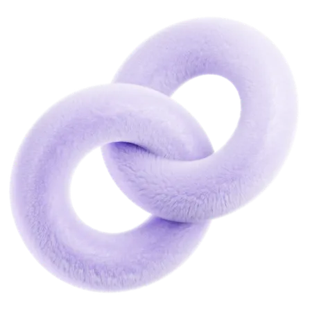 Abstract Fluffy Elements  3D Icon