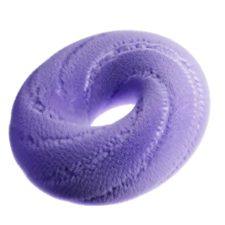 Abstract Fluffy Elements  3D Icon