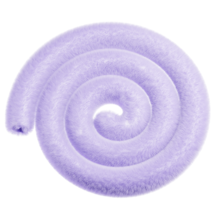 Abstract Fluffy Elements  3D Icon