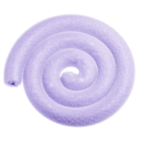 Abstract Fluffy Elements  3D Icon