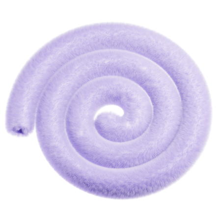 Abstract Fluffy Elements  3D Icon