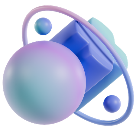 抽象幾何学  3D Icon