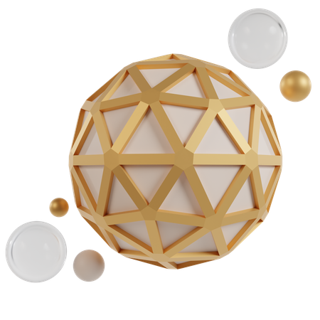 Abstract Geometric Shapes  3D Icon