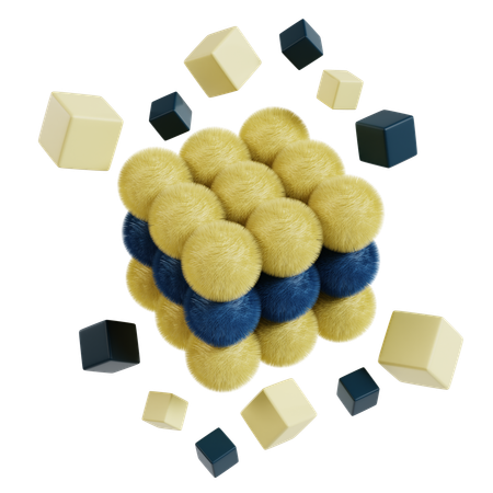 Abstract Geometric Shapes  3D Icon