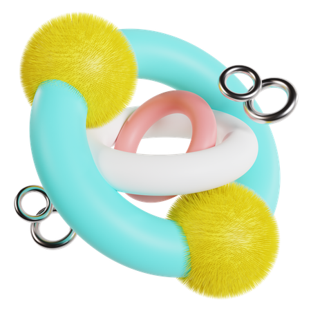 Abstract Geometric Shapes  3D Icon