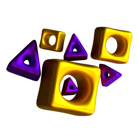 Abstract Geometry  3D Icon