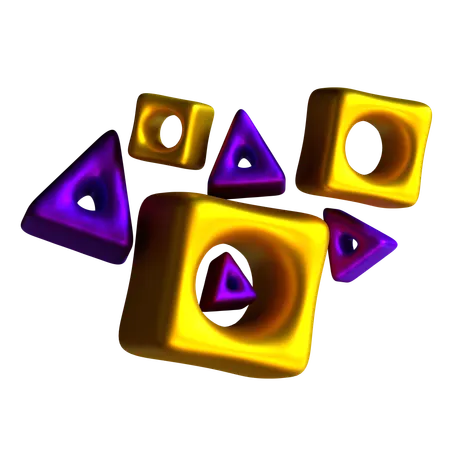 Abstract Geometry  3D Icon