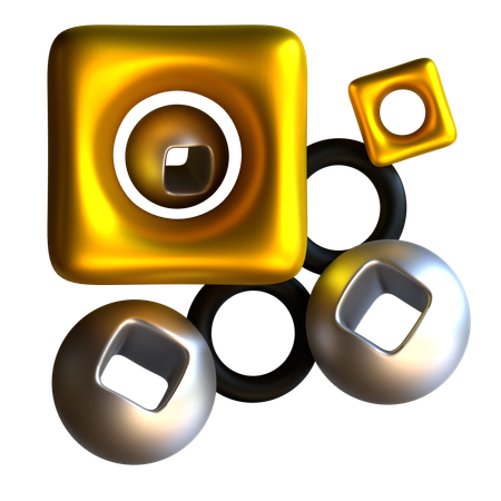 Abstract Geometry  3D Icon