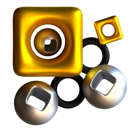 Abstract Geometry  3D Icon