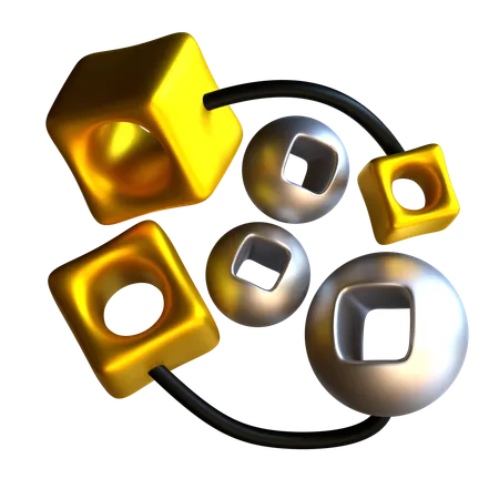 Abstract Geometry  3D Icon