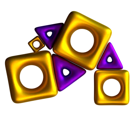 Abstract Geometry  3D Icon