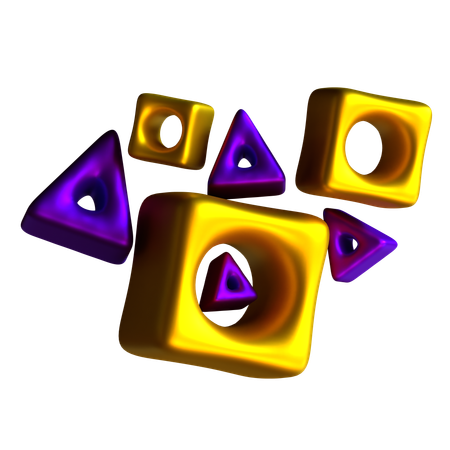 Abstract Geometry  3D Icon