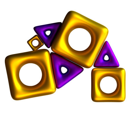 Abstract Geometry  3D Icon