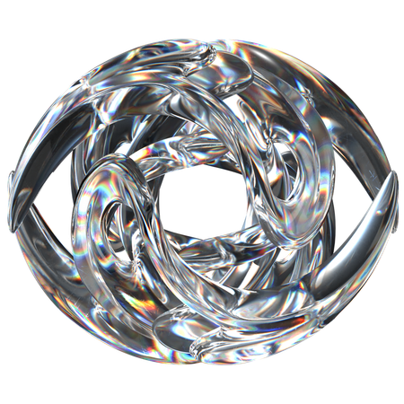 Abstract Glass  3D Icon