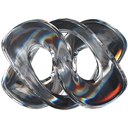 Abstract Glass  3D Icon