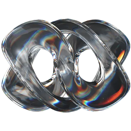 Abstract Glass  3D Icon