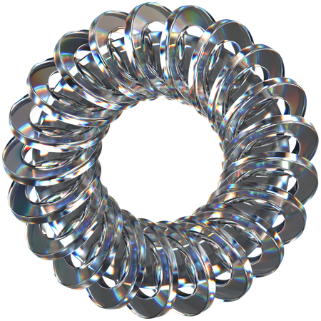 Abstract Glass  3D Icon