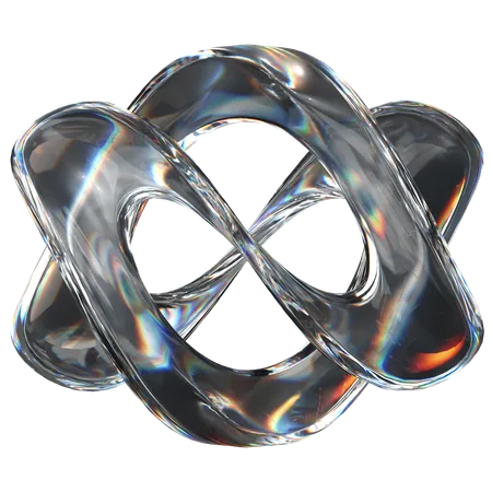 Abstract Glass  3D Icon