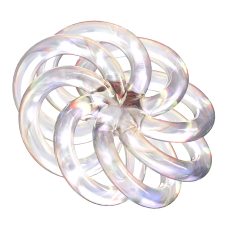 Abstract Glass  3D Icon