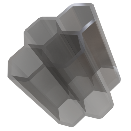 Abstract Glass Honeycomb  3D Icon
