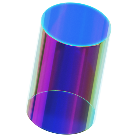 Abstract Glass Shape  3D Icon