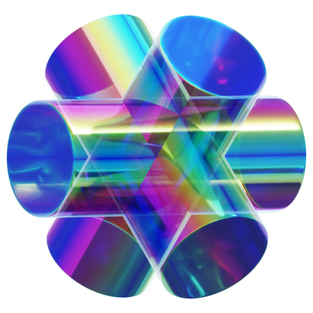 Abstract Glass Shape  3D Icon