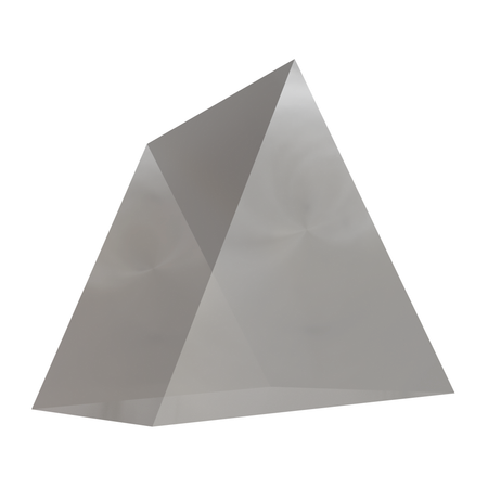 Abstract Glass Triangle  3D Icon
