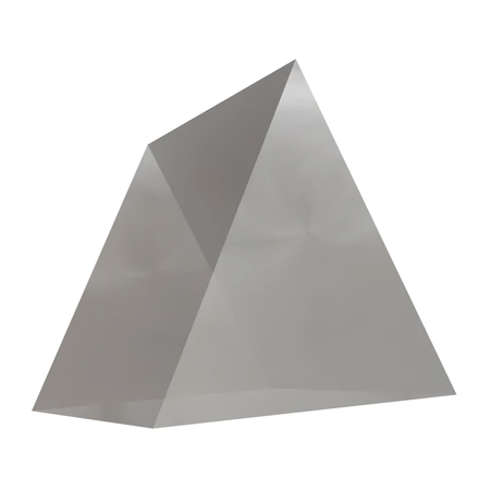 Abstract Glass Triangle  3D Icon