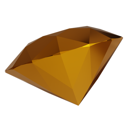 Abstract Gold Diamonds  3D Icon