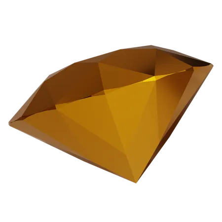 Abstract Gold Diamonds  3D Icon