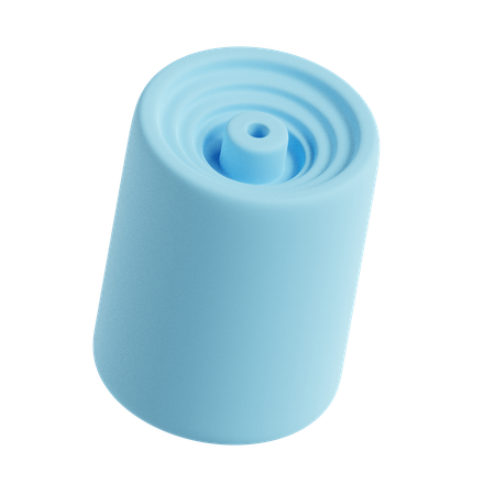 Abstract Hole Cylinder  3D Icon